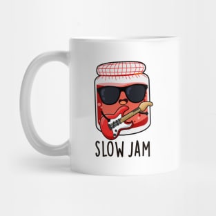 Slow Jam Funny Music Food Pun Mug